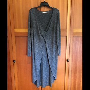 Soft Surroundings Elegant Gray Twister / Cardigan